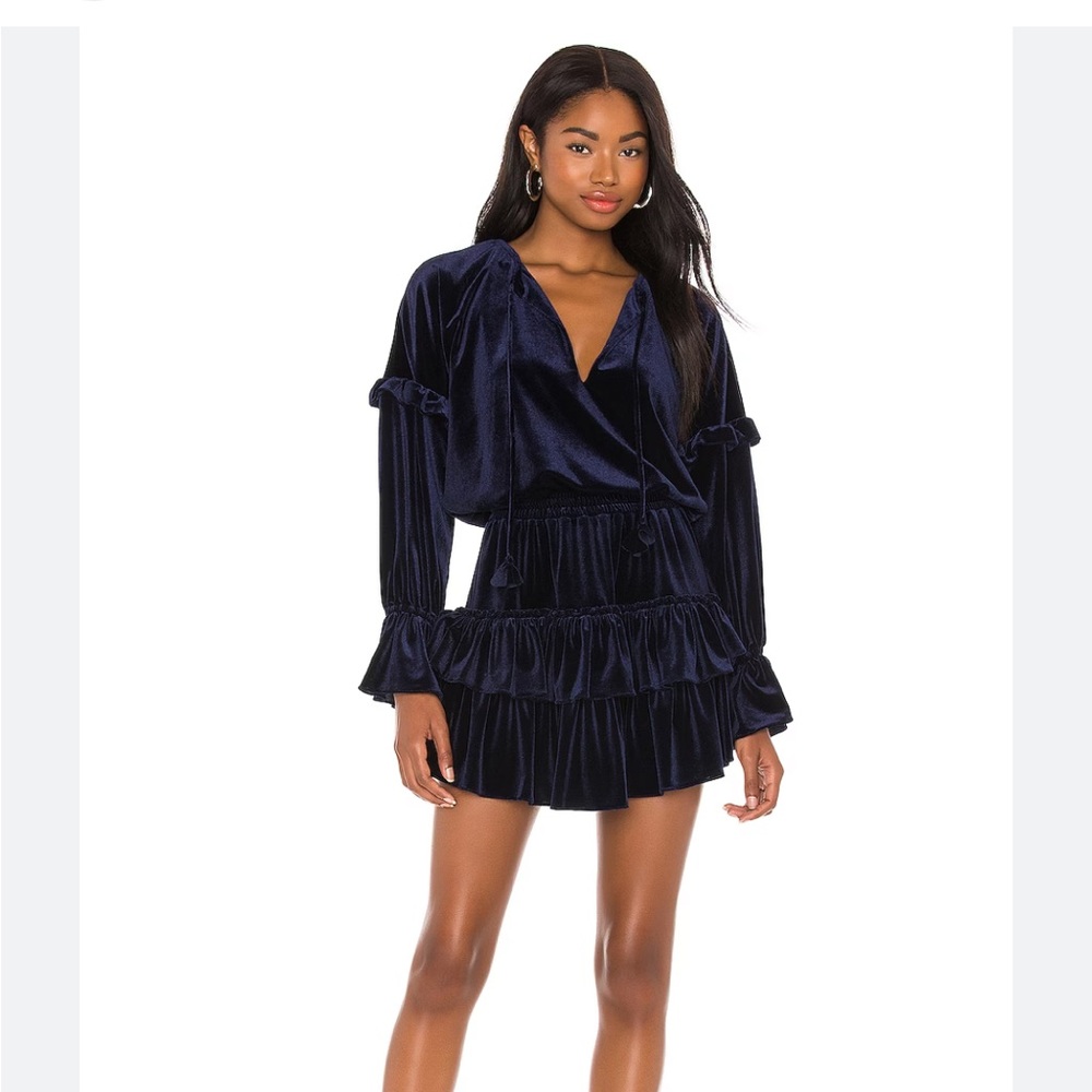 💙MISA Los Angeles Amalya Macy Velvet Dress NWT💙